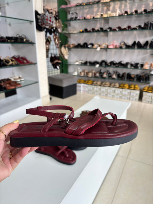 Casual Thong Sandals with Ankle Straps
